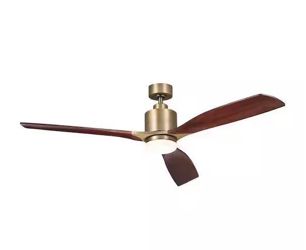 Lighting & Electrical - Kichler Downrod Mount Ceiling Fan, Edislive Pendant Chandelier - Est Retail $6,208- 1plt