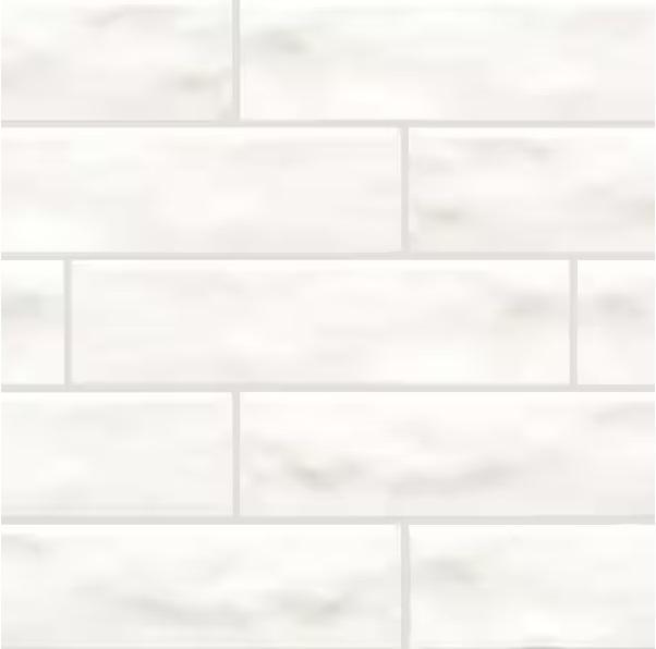 Flooring & Rugs - Daltile LuxeCraft White 2inx8in Ceramic Wall Tiles, Jaffrey Court, TrafficMaster - Est Retail $1,046