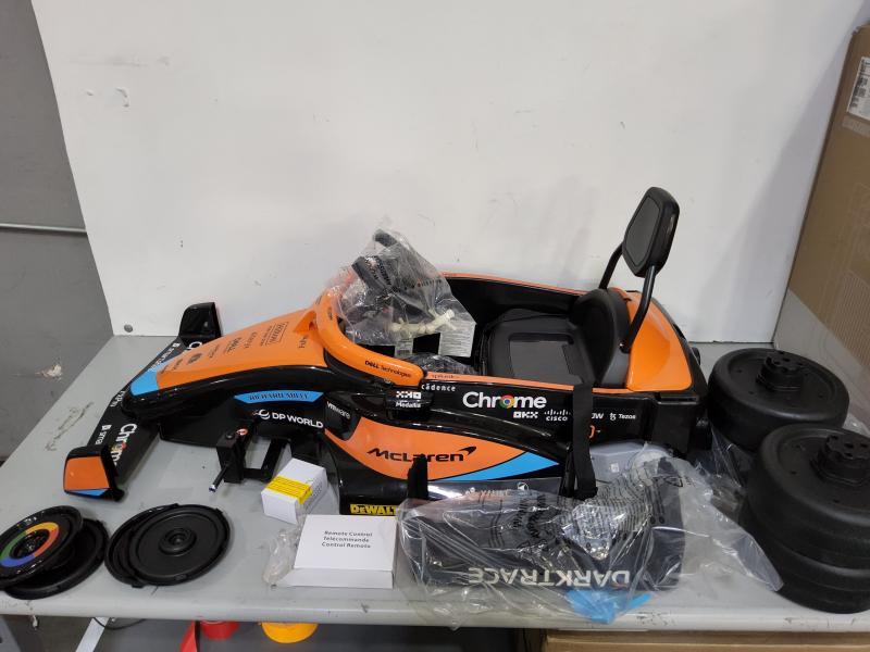 Mclaren F1 Race Car Kids Battery Ride-On, 12V Remote Control - MSRP $389