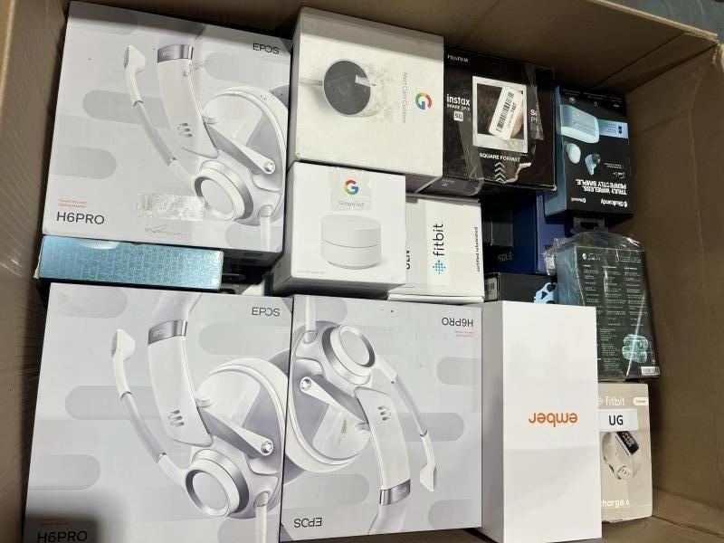 Box Of Top Brand Consumer Electronics- MSRP $6,000