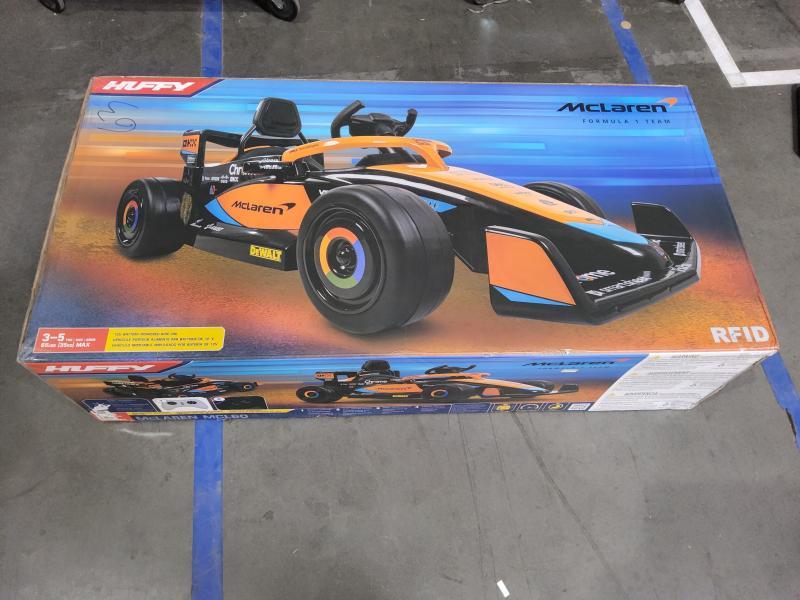Mclaren F1 Race Car Kids Battery Ride-On, 12V Remote Control - MSRP $389