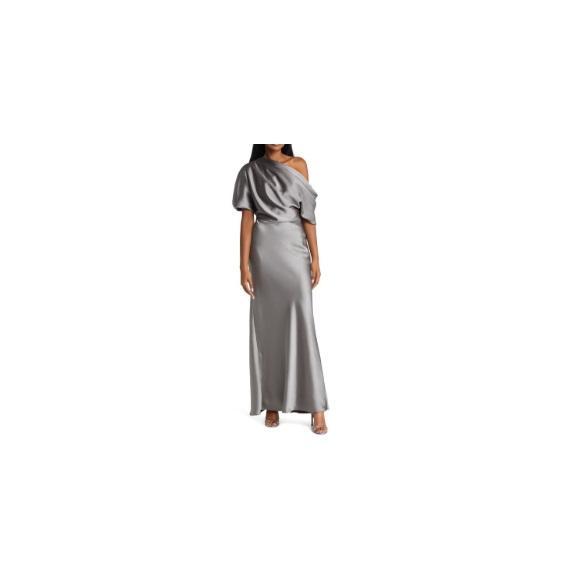 Apparel - Amsale One-Shoulder Fluid Satin Gown, Pisarro Nights, Free People, Beach Riot, Natori - Original MSRP $3,862
