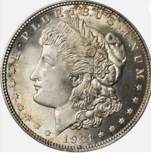 18 X Morgan Dollars 1921 - All same year - Last year ever made