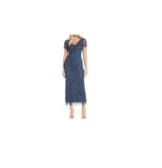 Apparel - Pisarro Nights Beaded Mesh Column Gown, FRAME Arrow Jeans, Free People, Naked Wardrobe - Original MSRP $2,952