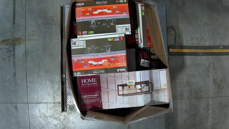 Lighting & Electrical - Southwire, HDC, Hunter, Husky, RIDGID, Hampton Bay, HALO, Milwaukee - Est Retail $3,334