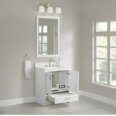 Miseno MN241V30BW Vanity Set - MSRP $599
