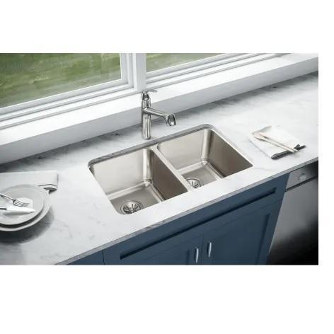 Elkay ELUH311810 Double Basin Stainless Steel Kitchen Sink - MSRP $720