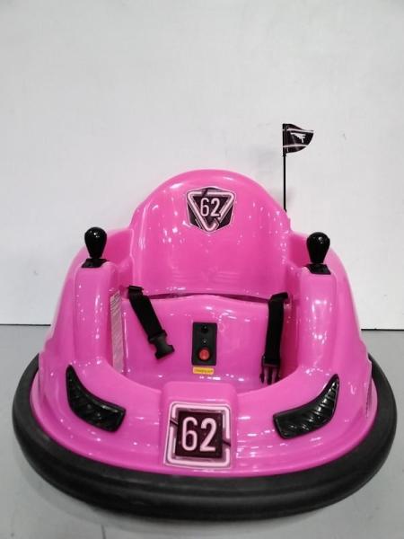 Flybar 6V Pink Glow Bumper Car - MSRP $118