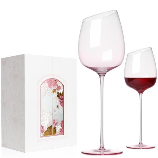 Kitchen - Pink Red Wine Glasses Set, Hemoton Wood Sausage Slicer, Powerful Milk Frother Wand - MSRP $1,917