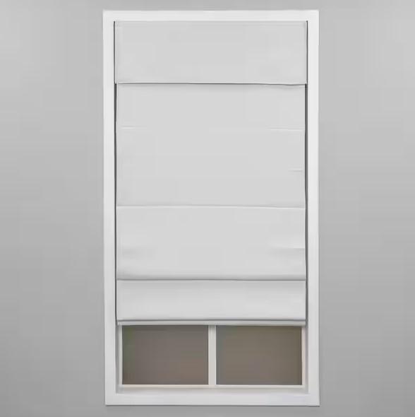 Window Decor - White Cordless Cotton Roman Shade, HDC Cordless Blackout Cellular Shades - Est Retail $31,737- 4plts