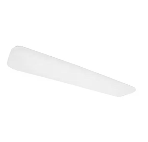 Lighting & Electrical - Commercial Electric 48inx10in Classic White LED Flush Mount Lights & More - Est Retail $1,252