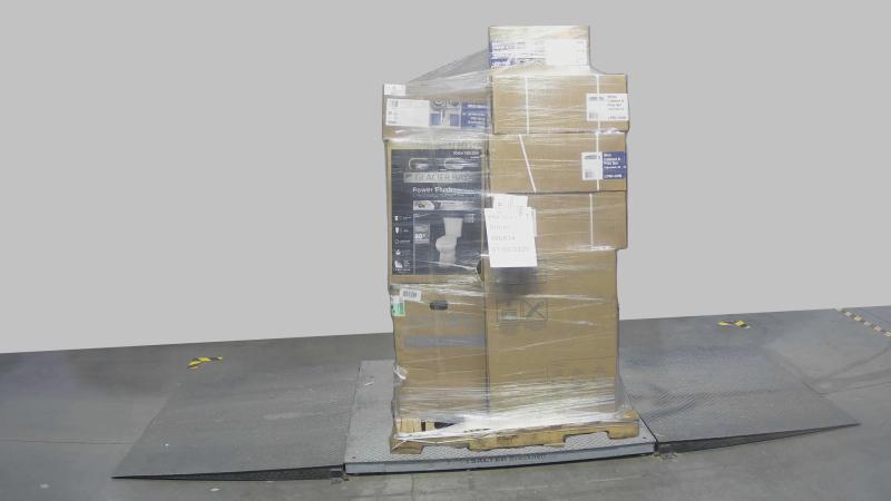 Kitchen & Bath - MILL'S PRIDE Greenwich Valencia Blue 23inHx58inWx12in Wall Cabinets, Glacier Bay - Est Retail $2,303