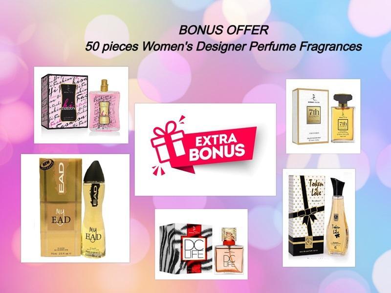 WOMEN'S BONUS Designer Inspired Perfumes 50 pcs