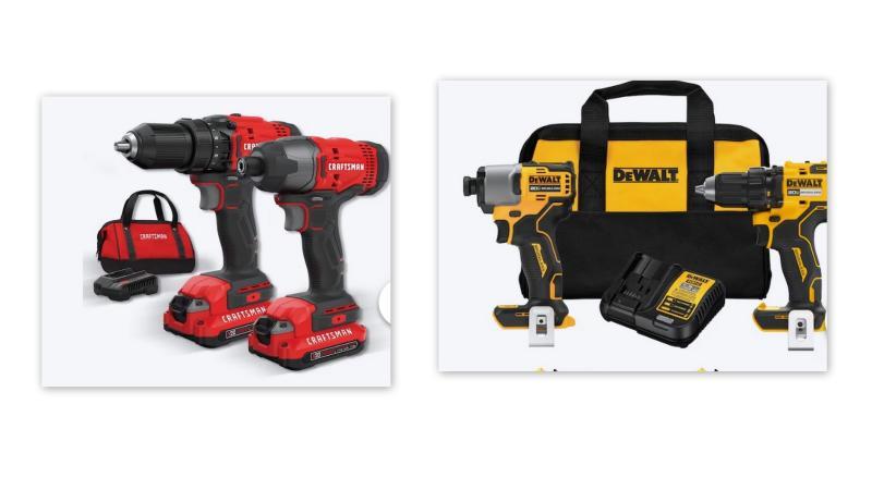 Craftsman, Dewalt, Power & Mix Tools