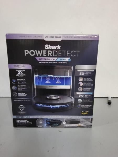NEW - Shark Robot Vacuum & Mop, PowerDetect NeverTouch, Self-Emptying & Self-Refilling (RV2820YE) - MSRP $499