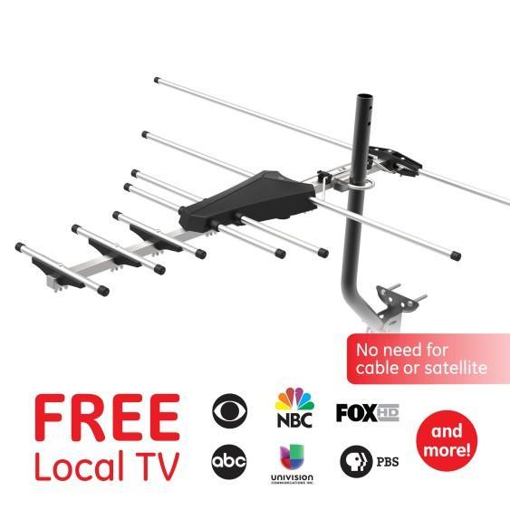 GE Outdoor TV Antenna, Myicy Evaporative Air Cooler, Vevor Dog Playpen - MSRP $1,018