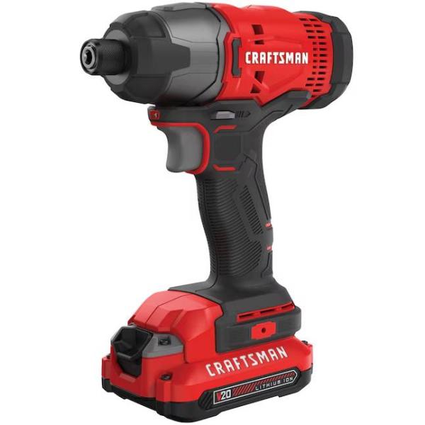 CRAFTSMAN V20 MAX 1/4" Impact Driver, Metabo HPT 7,200ct 1-1/2" Full Round Head Collated Roofing Nails - MSRP $1,671