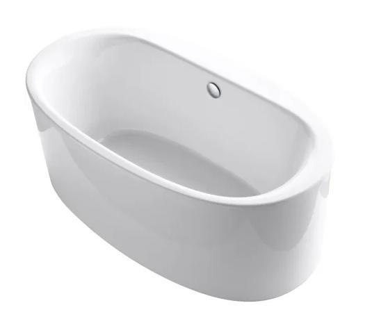 Kohler K-6368-0 Free Standing Bathtub - MSRP $2,905