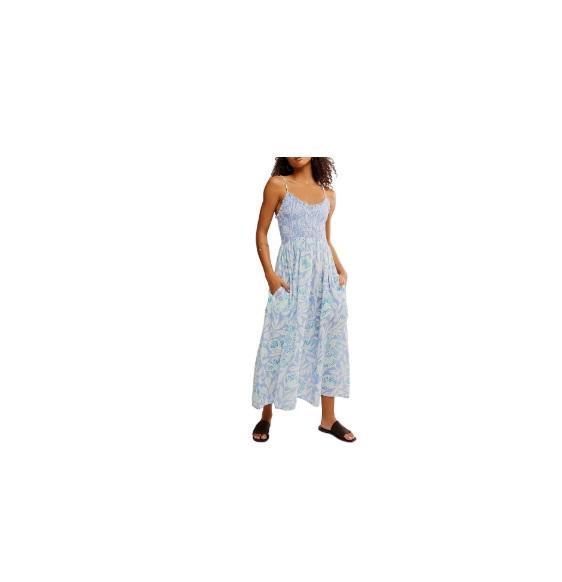 Apparel - Free People Sweet Nothings Cotton Midi Dress, Bop Around Romper, Dakota Cinched Pull On -Original MSRP $1,632