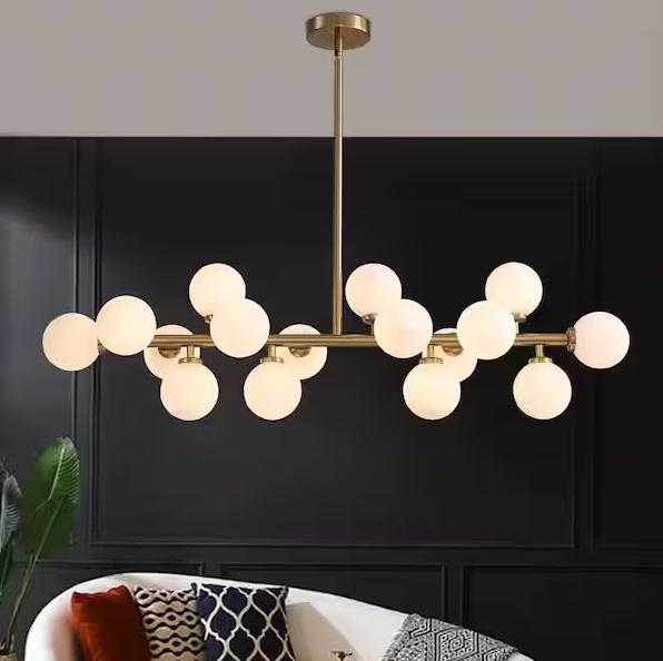 Lighting & Electrical - SILJOY 16-Light Chandelier, LLHZSY, GE, Lithonia Lighting, Leviton, VEVOR - Est Retail $2,631