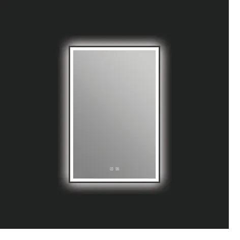 ICO Bath IE1124.MB Framed Bathroom Wall Mirror with Light - MSRP $476