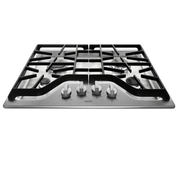 Maytag 30" 4 Burner Sealed Cooktop in Stainless Steel