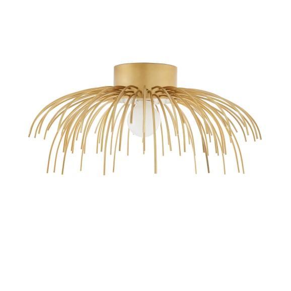 Plumbing - Arteriors Margaret Ceiling Light, Elkay Kitchen Sink, Kohler Mirror - MSRP $6,017