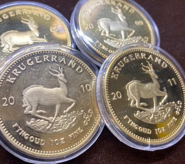 40 PC VERY RARE KRUGERRAND COINS - 1967 - SOMER NUMBERED LTD EDITION