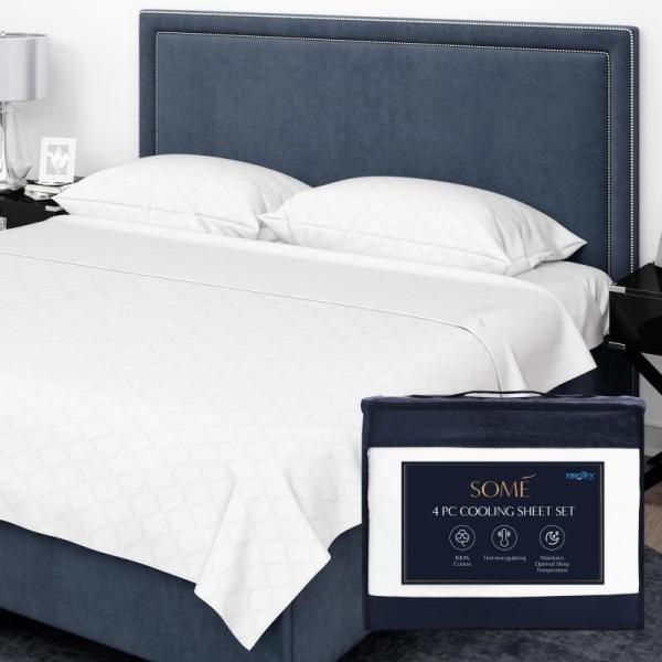 Home - Soma Cooling Sheet, Dreo Space Heater, Oscillating Ceramic Space Heater, Egyptian Cotton Sheet Set - MSRP $4,467