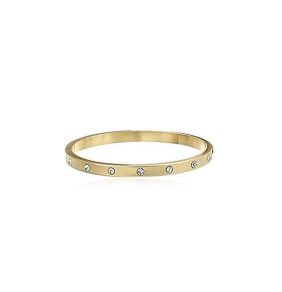 Jewelry - Kate Spade New York Set in Stone Metal Hinged Bangle, Ettika Layered Crystal, Panacea - Original MSRP $313