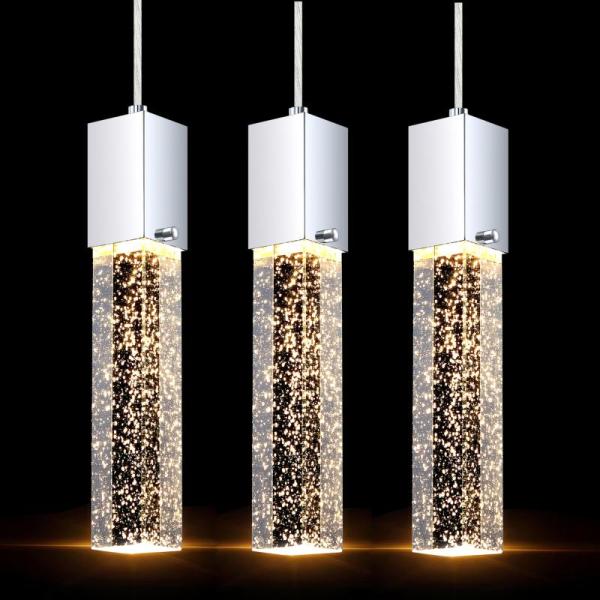 Home Improvement - RAINLIGHTING 3pk Mini Hanging Pendant, Doraimi Lighting 3pk Hanging 5.2" Light - MSRP $20,581