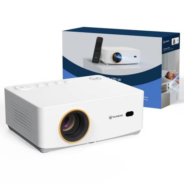 Electronics - Vankyo Leisure 470W 720P Portable Projector with Wireless Connectivity - Est Retail $99