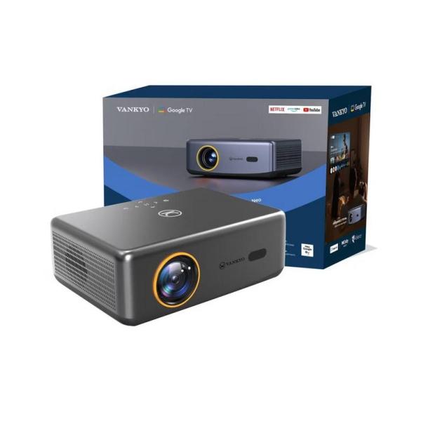 Electronics - Vankyo V700 Neo 1080P Projector with Google TV and Dolby Audio Full HD - Est Retail $259