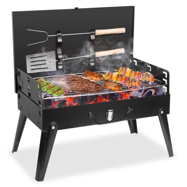 Outdoor - TeqHome Portable Charcoal Grill, 2 Pack Garden Mesh Netting, Stock Tank Cover - MSRP $6,540