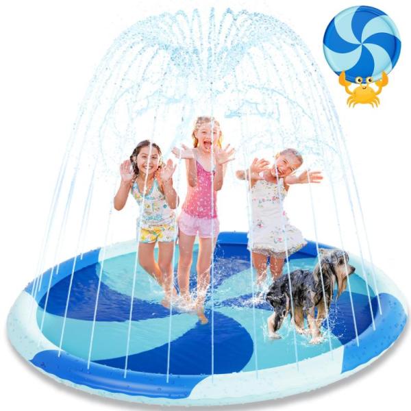 Toys - Sebor Splash Pad for Toddlers, Black Gold Graduation Decorations Class of 2025 - MSRP $3,475