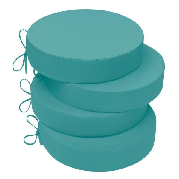 Wellsin Outdoor Bistro Chair Cushions, 3-Layer & Waterproof - MSRP $52