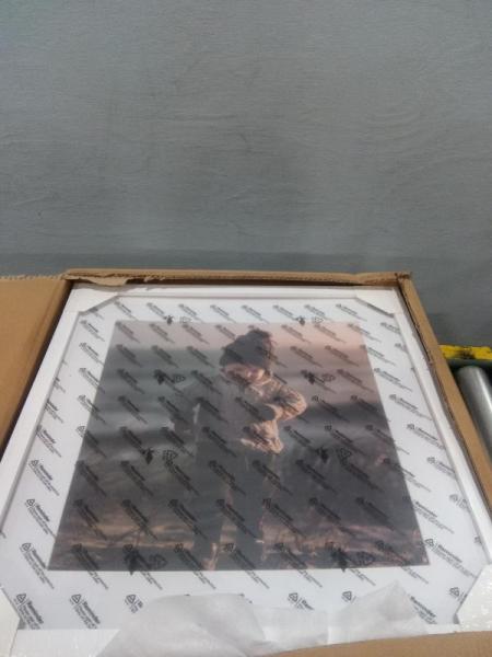 KINLINK 16x16 Picture Frame, White Square Solid Wood Frames - MSRP $50