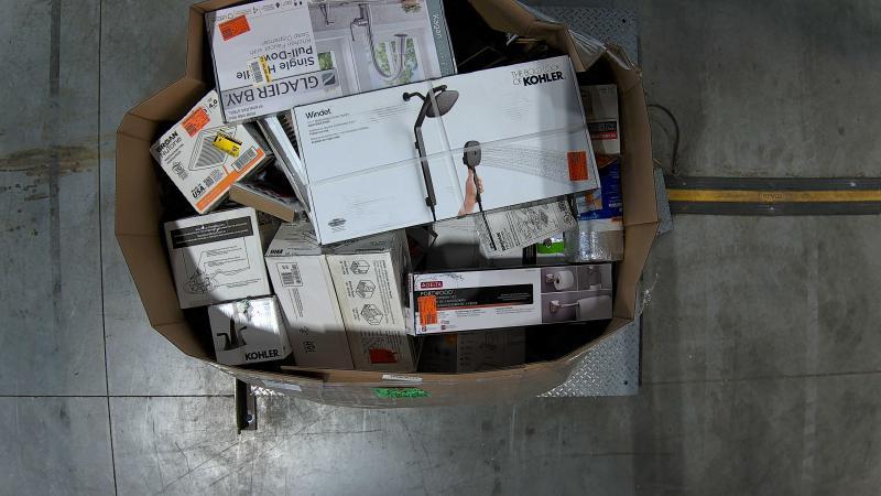 Plumbing - Kohler, Delta, MOEN, Google, Glacier Bay, Commercial Electric, RIDGID, Panasonic, Wayne - Est Retail $8,111