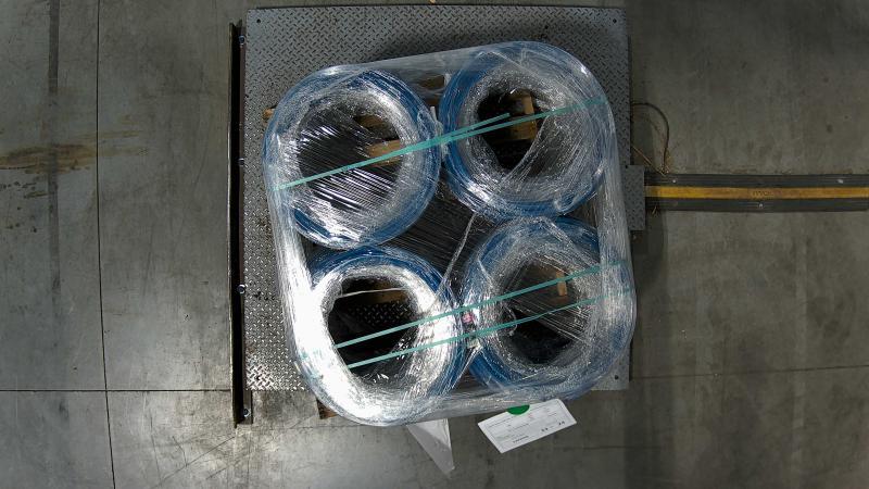 Pallet of Apollo 1/2 in. x 100 ft. Blue PEX-A Expansion Pipes, Solid - Est Retail $1,435
