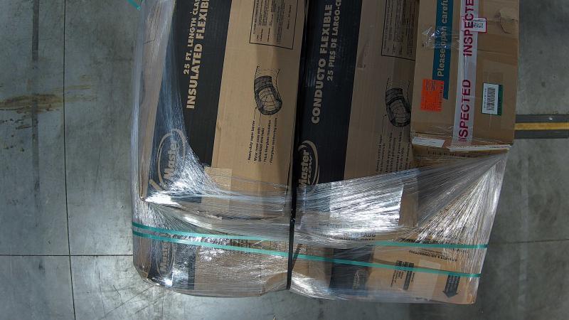 Plumbing - Master Flow 14inx25ft Insulated Flexible Ducts R6, 10inx25ft Insulated Flex Ducts R6 - Est Retail $1,522