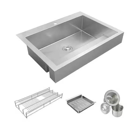 Plumbing - Elkay Dart Canyon 36" Farmhouse/Apron Kitchen Sink, AKDY, KeonJinn, SKYSHALO, Everbilt - Est Retail $3,695