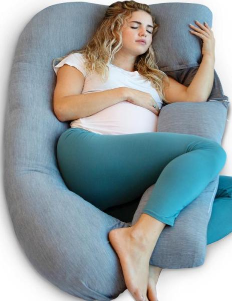 Pharmedoc Pregnancy Pillow, U-Shape Full Body Pillow - MSRP $42