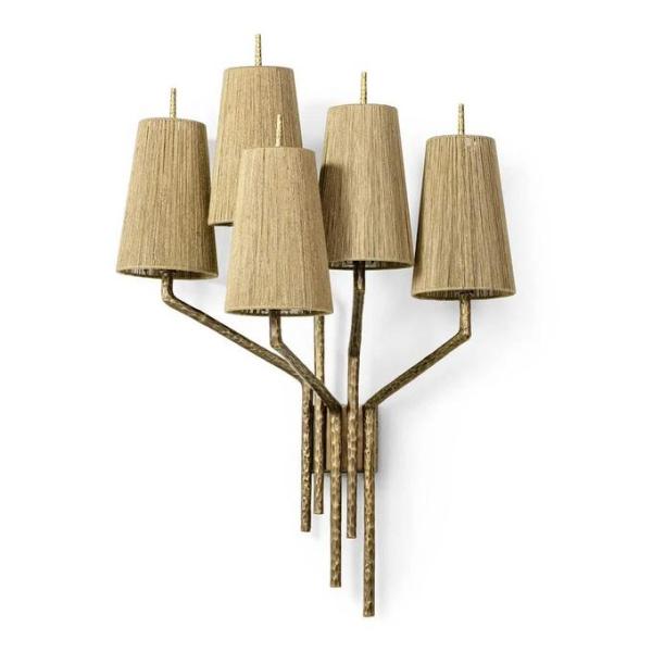 Fixtures - Palecek 5-Light Wall Sconce, Whirlpool Wall Mounted Canopy Range Hood - MSRP $3,834