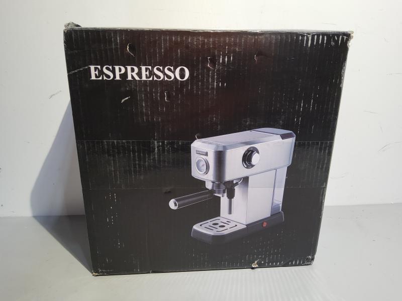 KitchenAid KF818 Espresso Machine with Milk Frother, Stainless Steel, Silver - MSRP $209