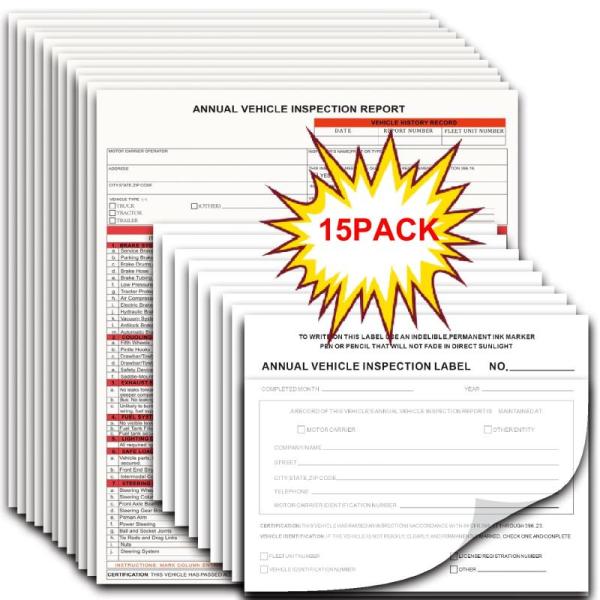 Office - KIKIGO 15 Pack Dot Inspection Forms and Stickers, Vondafe 9" x 11" 2025-2026 Academic Planner - MSRP $8,427