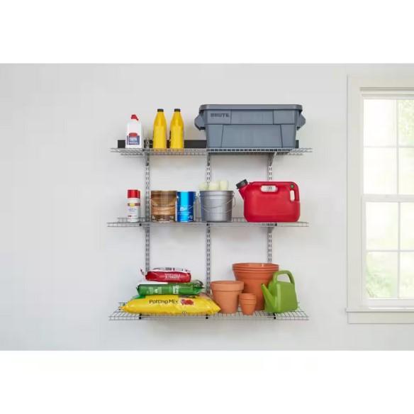 General Merch - Rubbermaid Shelving, Husky Tool Tote, Eagle Safety Gas Can - Est Retail $1,732- 1plt