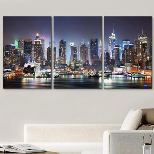 General Merchandise - Cityscape Wall Art, Vehowy Low Profile Box Spring, Husky Liners - MSRP $1,265