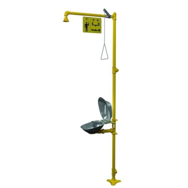 Bradley Corp Eyewash Station & Chicagago Faucet Swing Spouts - MSRP $3,954