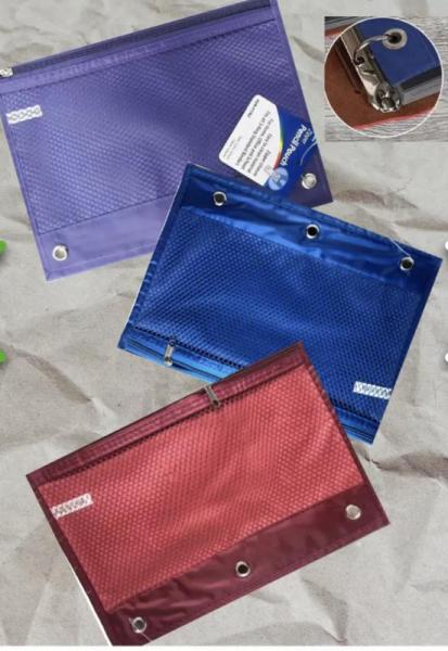 288 Zippered Pencil cases, Asst colors