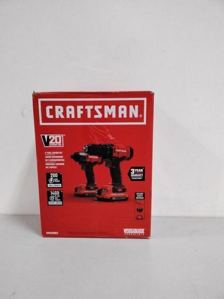 CRAFTSMAN V20 MAX Cordless Drill & Impact Driver - MSRP $98